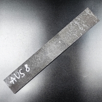 Заготовка для ножа из стали AUS-8 размеры: 200х40х4 мм